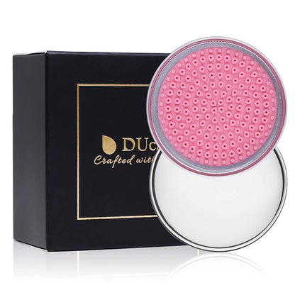 Flat Top Kabuki Foundation Brush +  Makeup Brush Cleanser