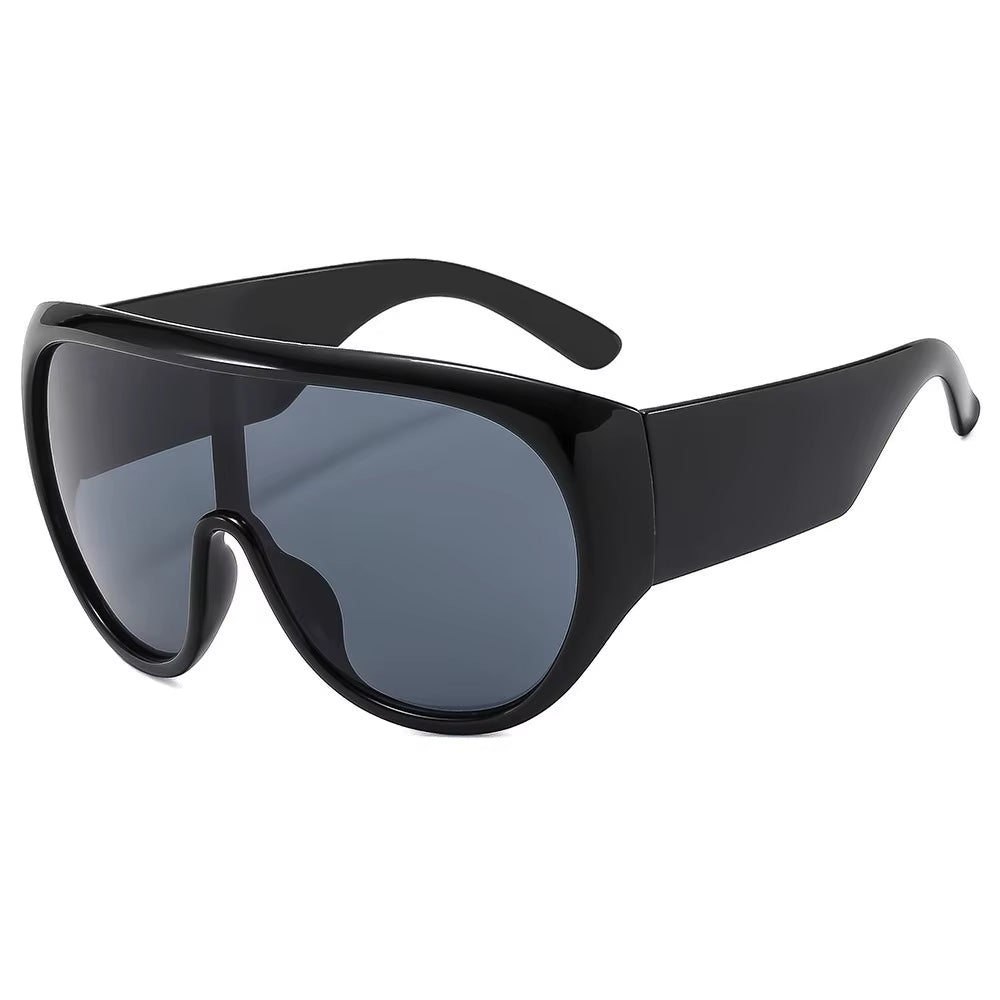 2025 New Oversized One Piece Sunglasses Uv400 Pc Luxury Outdoor Shades for Men Women Fashion Trendy Sun Glasses