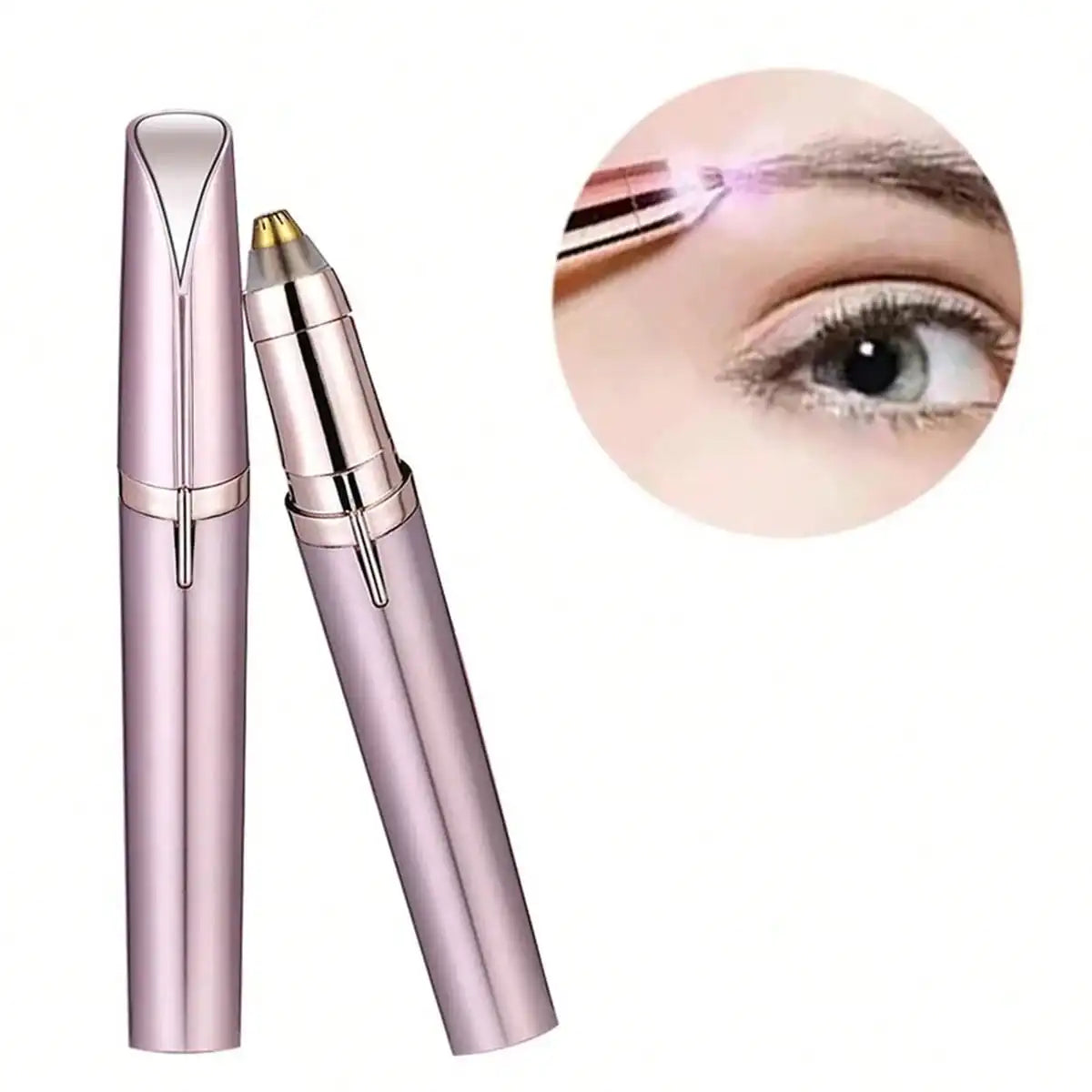 Women Electric Eyebrow Trimmer Eye Brow Shaper Pencil Face Hair Remover for Women Automatic Eyebrow Shavers Pocketknife