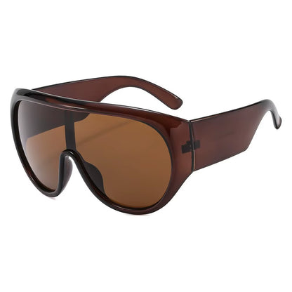 2025 New Oversized One Piece Sunglasses Uv400 Pc Luxury Outdoor Shades for Men Women Fashion Trendy Sun Glasses