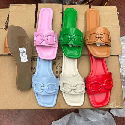 2025 Hot Style Solid Color Travel Flat Shoes for Lady