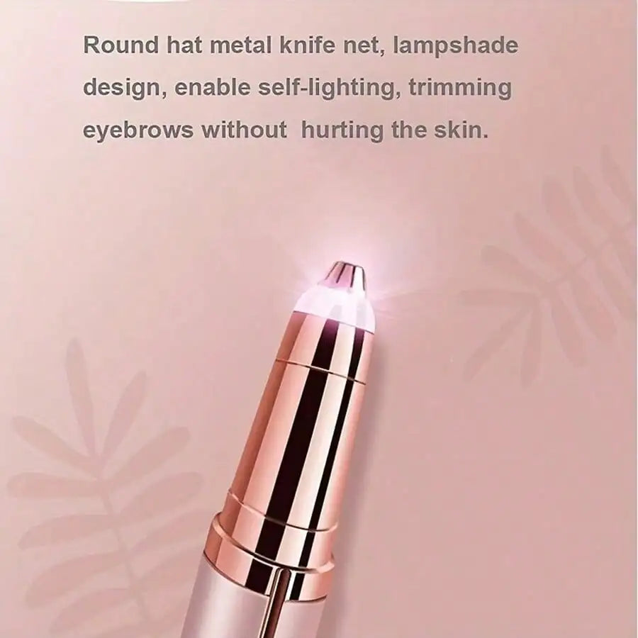Women Electric Eyebrow Trimmer Eye Brow Shaper Pencil Face Hair Remover for Women Automatic Eyebrow Shavers Pocketknife