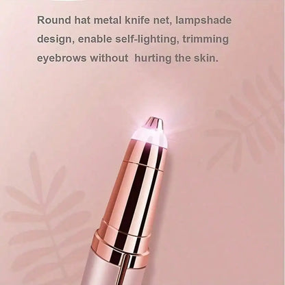 Women Electric Eyebrow Trimmer Eye Brow Shaper Pencil Face Hair Remover for Women Automatic Eyebrow Shavers Pocketknife