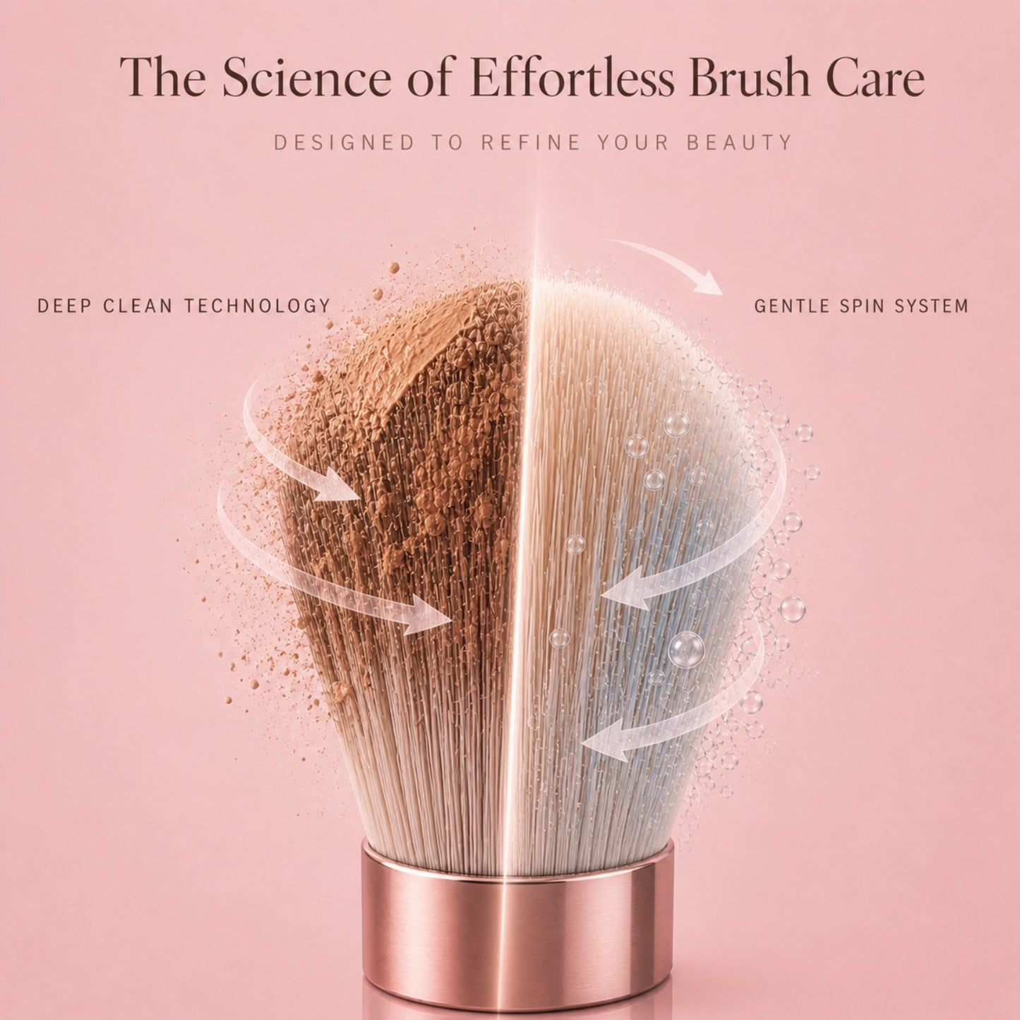 3-in-1  Grace Vanity™ - Brush Cleaner