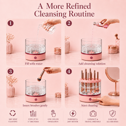 3-in-1  Grace Vanity™ - Brush Cleaner