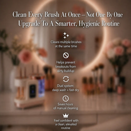 3-in-1  Grace Vanity™ - Brush Cleaner