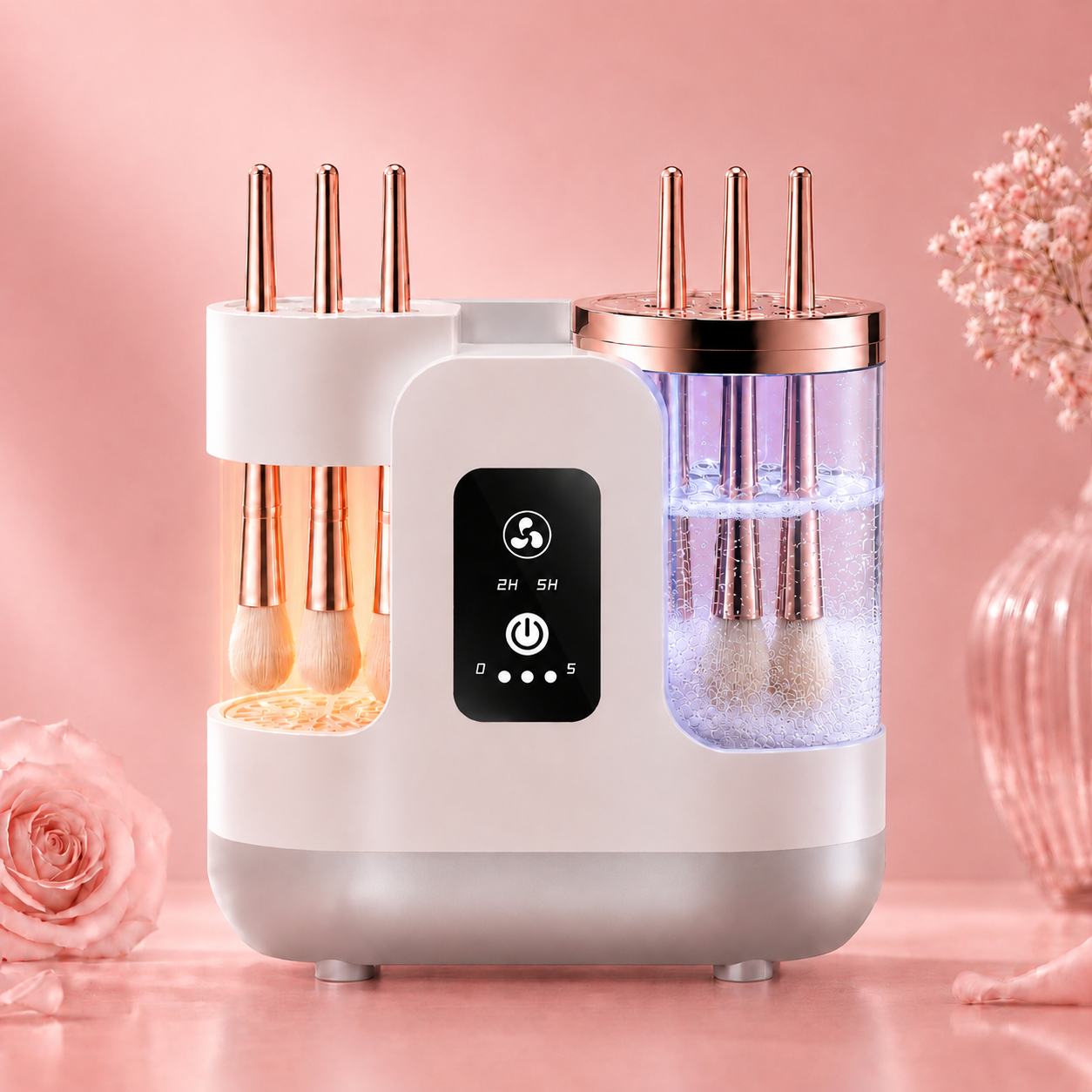 3-in-1  Grace Vanity™ - Brush Cleaner