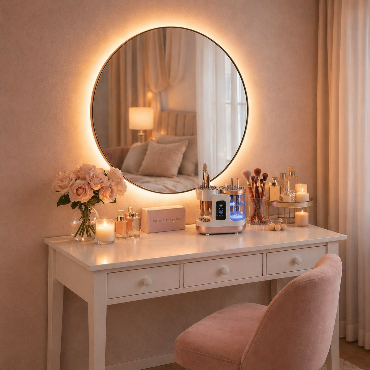 3-in-1  Grace Vanity™ - Brush Cleaner