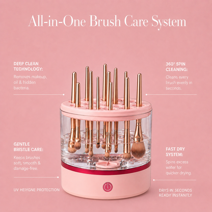 3-in-1  Grace Vanity™ - Brush Cleaner