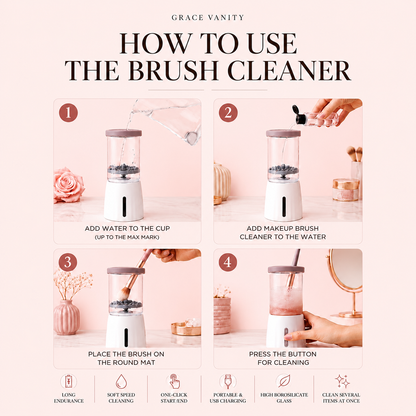 Grace Vanity™ Makeup Brush & Sponge Cleaner