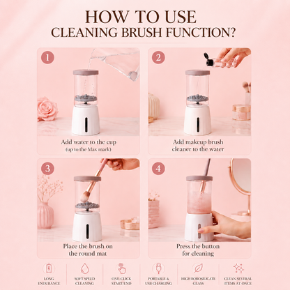 3-in-1  Grace Vanity™ - Brush Cleaner