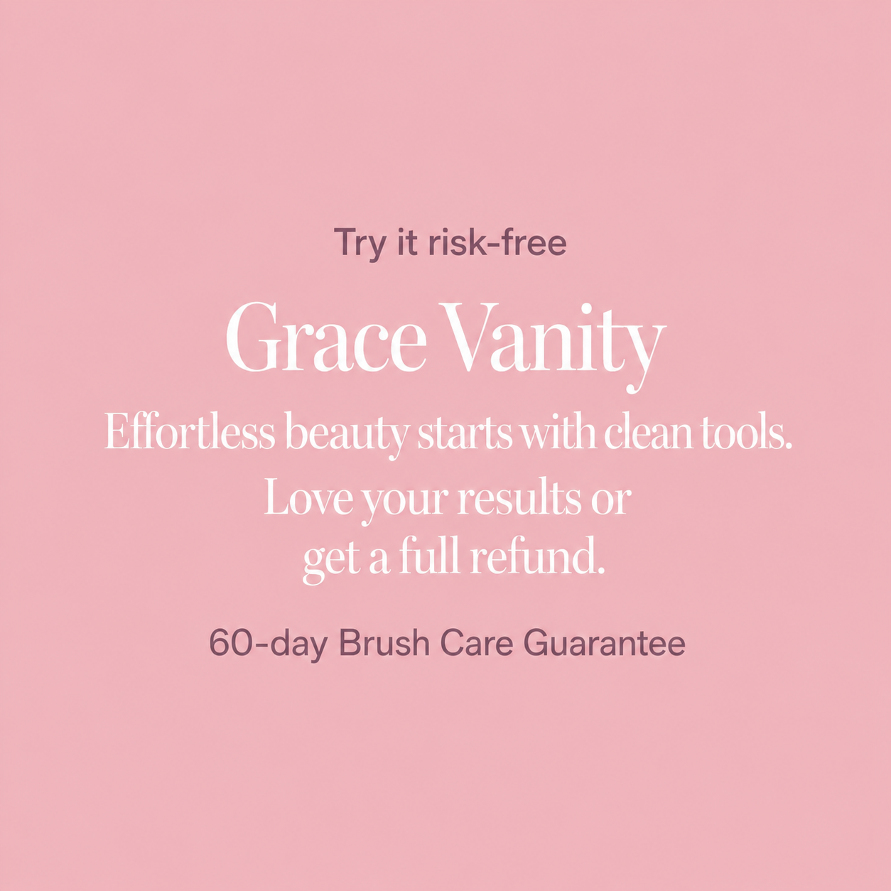 3-in-1  Grace Vanity™ - Brush Cleaner