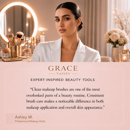 3-in-1  Grace Vanity™ - Brush Cleaner