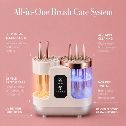 3-in-1  Grace Vanity™ - Brush Cleaner