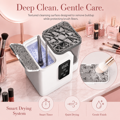 3-in-1  Grace Vanity™ - Brush Cleaner