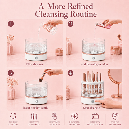 3-in-1  Grace Vanity™ - Brush Cleaner